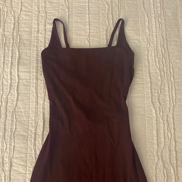 Alphalete Ultrasoft Allure Dress - Wine - Picture 3 of 6